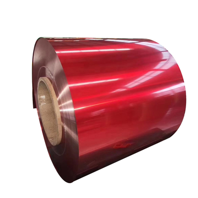 빨간 RAL 600 밀리미터 PPGI는 MTC 기채색 아연도강 코일을 똘똘 감습니다